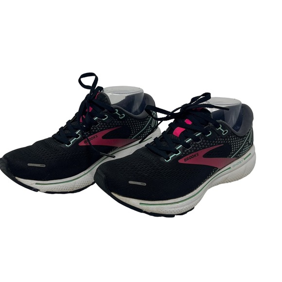 Brooks Ghost 14 Running Sneaker Black, Gray & Pink Womens‎ Size 8.5 Shoes - Picture 4 of 12
